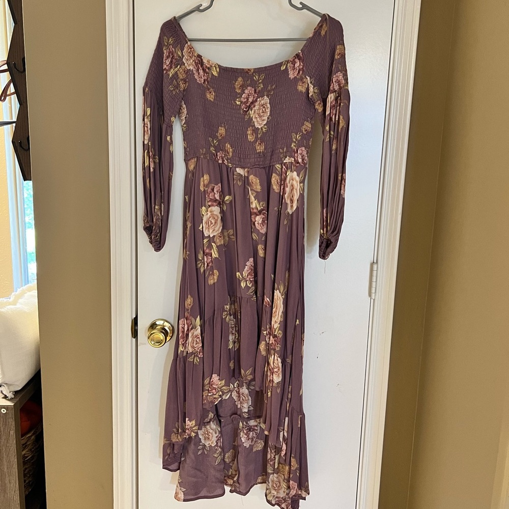 Medium High Low Floral dress